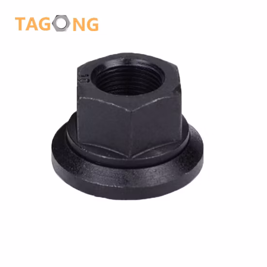 Specialized Manufacturer DIN74361A Truck Hub Nut Class10 Wheel Nuts for Truck Auto Part Oiled with Mobile Washer at Factory Price