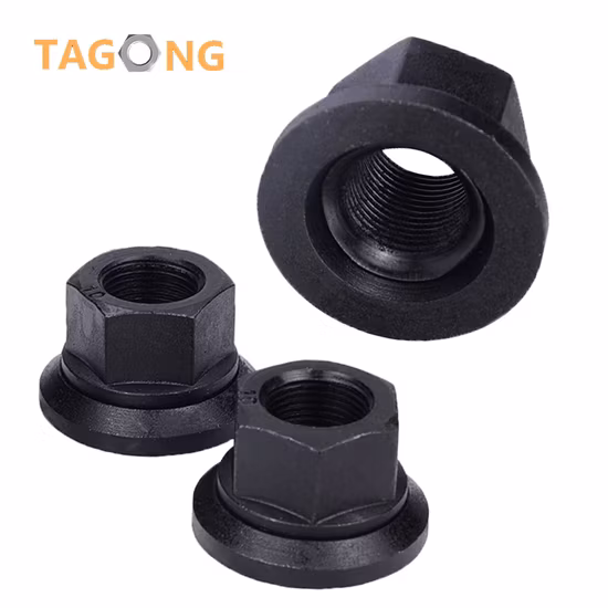 Specialized Manufacturer DIN74361A Truck Hub Nut Class10 Wheel Nuts for Truck Auto Part Oiled with Mobile Washer at Factory Price