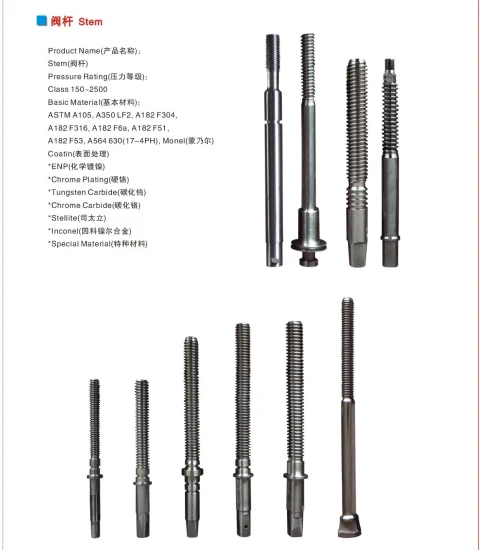 Produzione di steli di valvole a spillo in miniatura (STILE O-RING) / Parti lavorate a CNC / Parti meccaniche di precisione